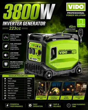 VIDO 3800W Inverter Generator