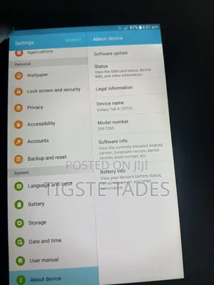 Samsung Galaxy Tab A  SM-T285 8 GB Black