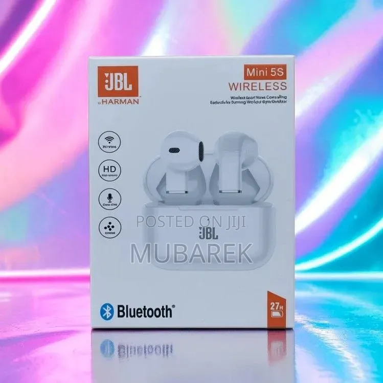 JBL Mini 5S Noise Cancelling Earbuds for Gym Travel