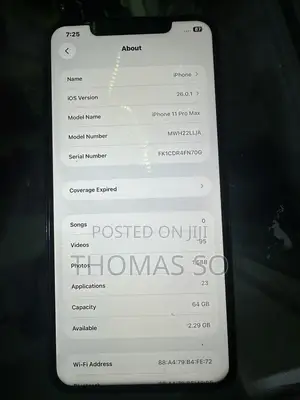 Apple iPhone 11 Pro Max 64 GB Gold