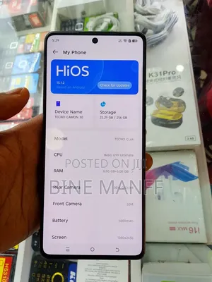 New Tecno Camon 30 256 GB Black