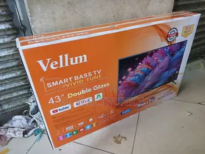 Vellum Smart Base 43 inches TV 2026 Double Glass