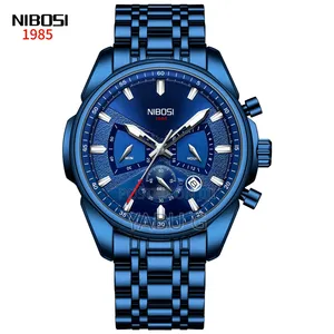 Nibosi New Luxury Brand Fashion Chronograph Quartz Men Watch Business