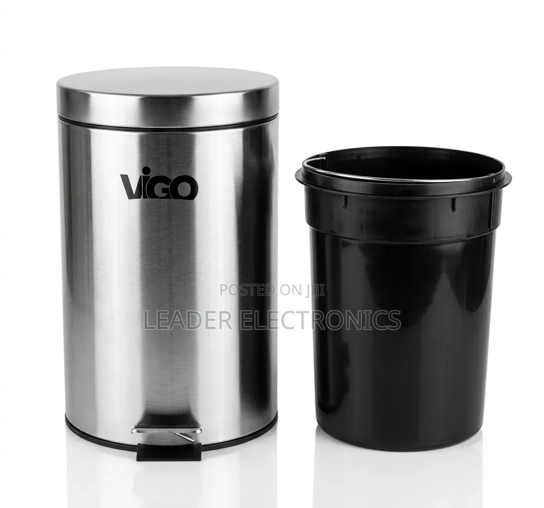Vigo Stainless Steel Waste Bin 12L – Durable, Stylish Perfect
