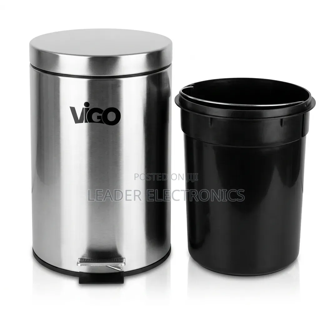 Vigo Stainless Steel Waste Bin 12L – Durable, Stylish Perfect