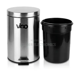 Vigo Stainless Steel Waste Bin 12L – Durable, Stylish Perfect