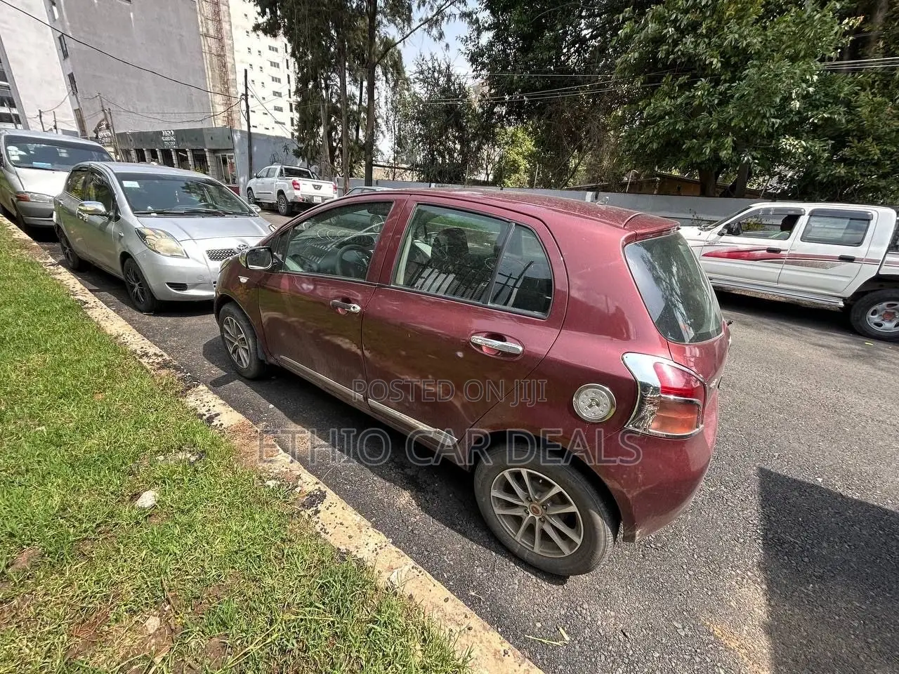 Toyota Yaris 2007 Burgundy
