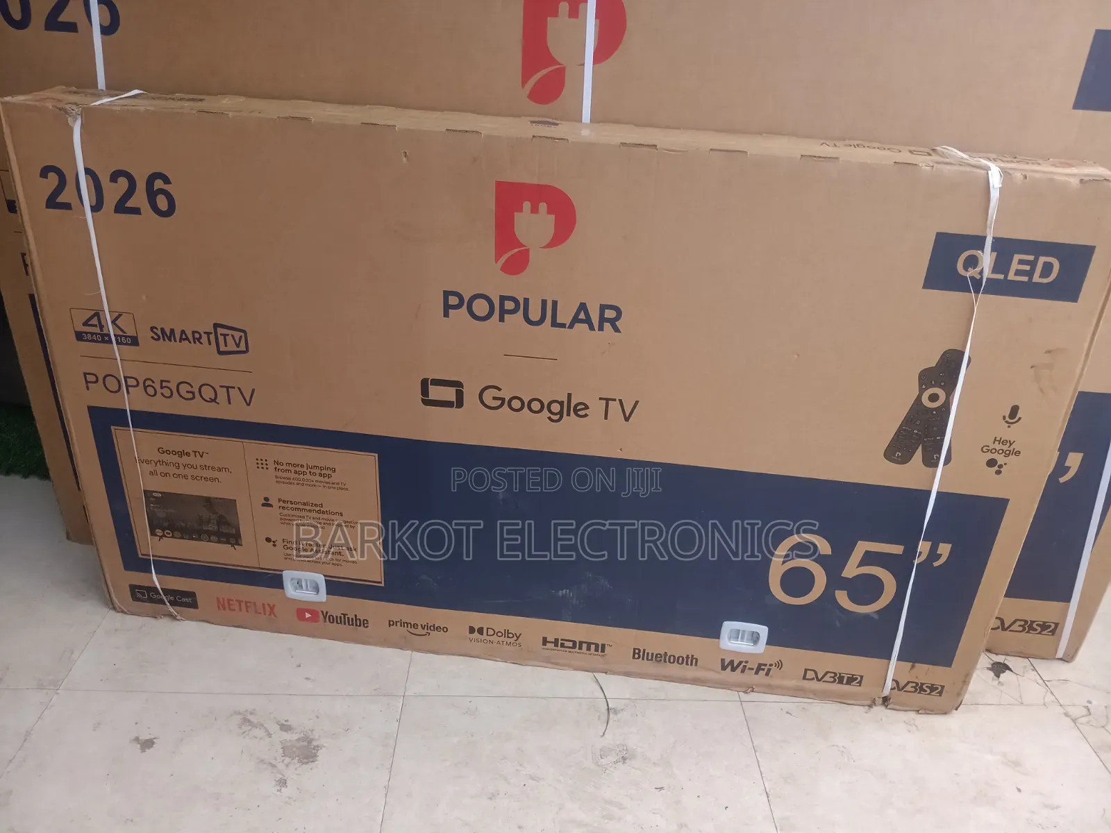 POPULAR SMART Googel TV 65 Inch Andraid Framless 2026 Quality Hifi
