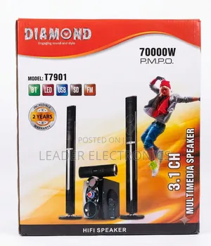 Diamond 3.1CH Multimedia Speaker System – Powerful Home Theater Sound