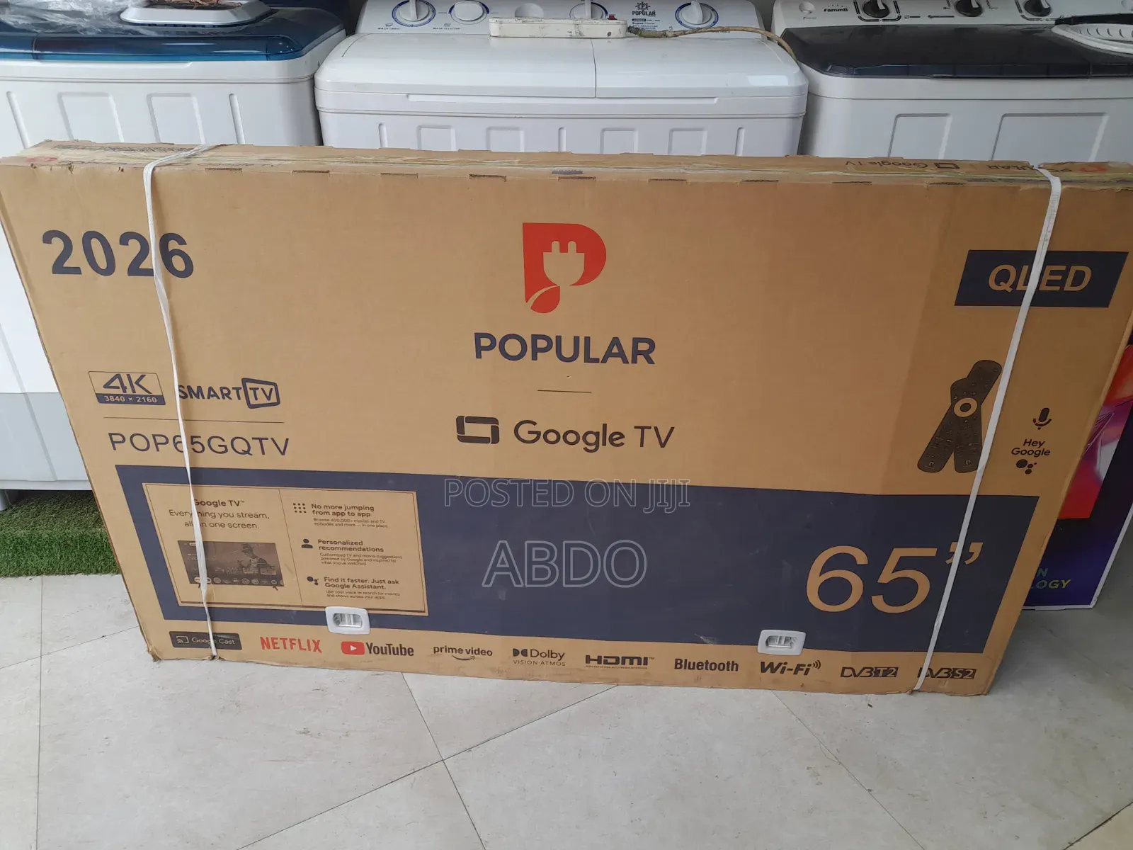 Popular Smart Qled Googel TV 65 Inch Andraid Framless