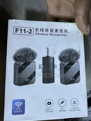 F11-2 TX Wireless Mic for iPhone Android (Type-C + Lightning)