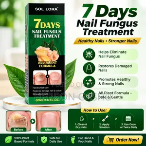 SOL LORA 7 Days Nail Fungus Treatment 30ml | ለጥፍር ፈንገስ እና ጥፍር ጥገና