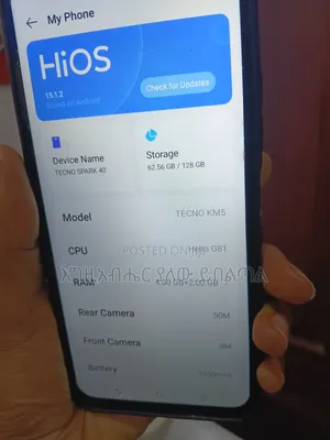 Tecno Spark 40 128 GB Blue