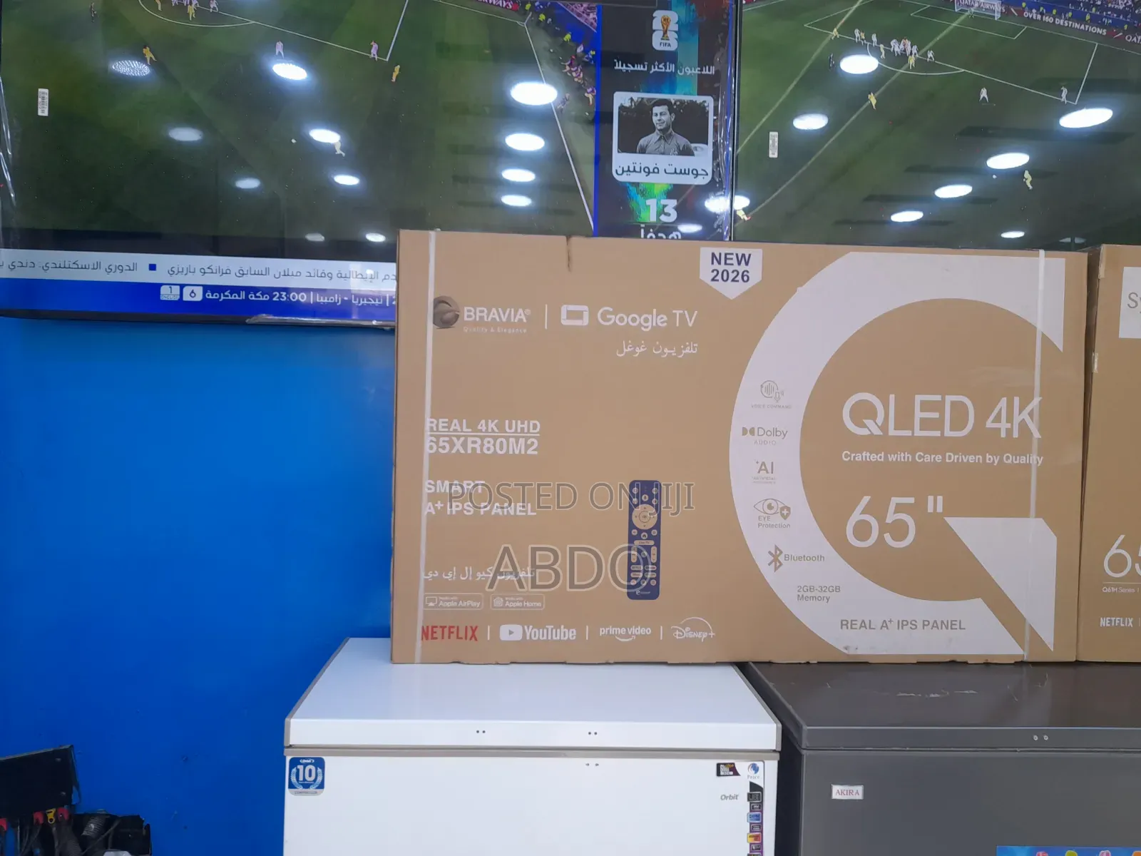 Bravia Smart Qled TV 65 Inch Andraid Framless 2026Hifi