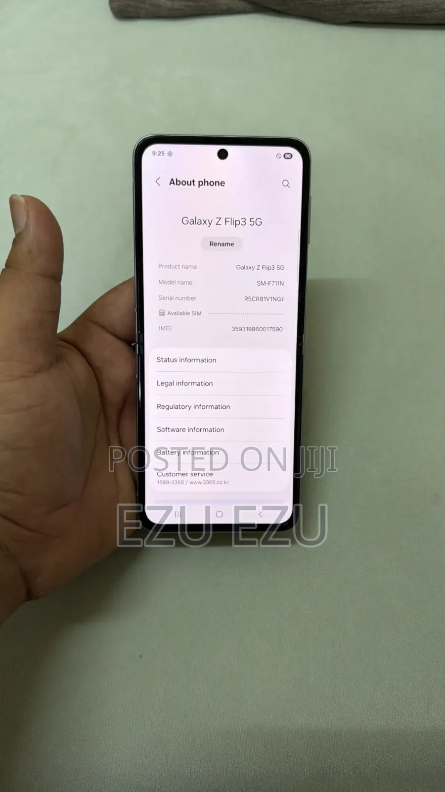New Samsung Galaxy Z Flip3 5G 256 GB