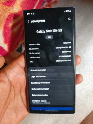 Samsung Galaxy Note 10 Plus 5G 256 GB Black