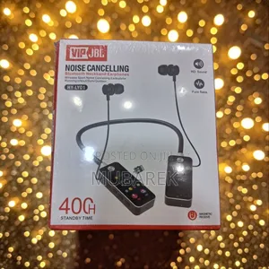 Power That Lasts:VIP JBL Bluetooth Neckband Earphones With LED Display