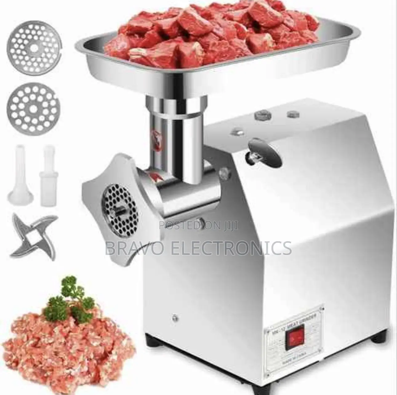 Heavy-Duty No.12 Electric Meat Grinder | የስጋ መፍጫ