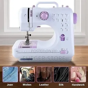 HIgh Quality 12 አይነት የስፌት አማራጮችን የያዘ Household Sewing Machine