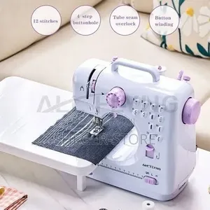 HIgh Quality 12 አይነት የስፌት አማራጮችን የያዘ Household Sewing Machine