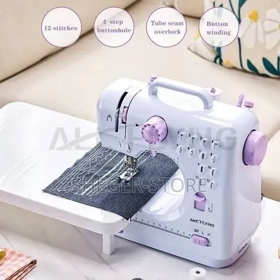 HIgh Quality 12 አይነት የስፌት አማራጮችን የያዘ Household Sewing Machine