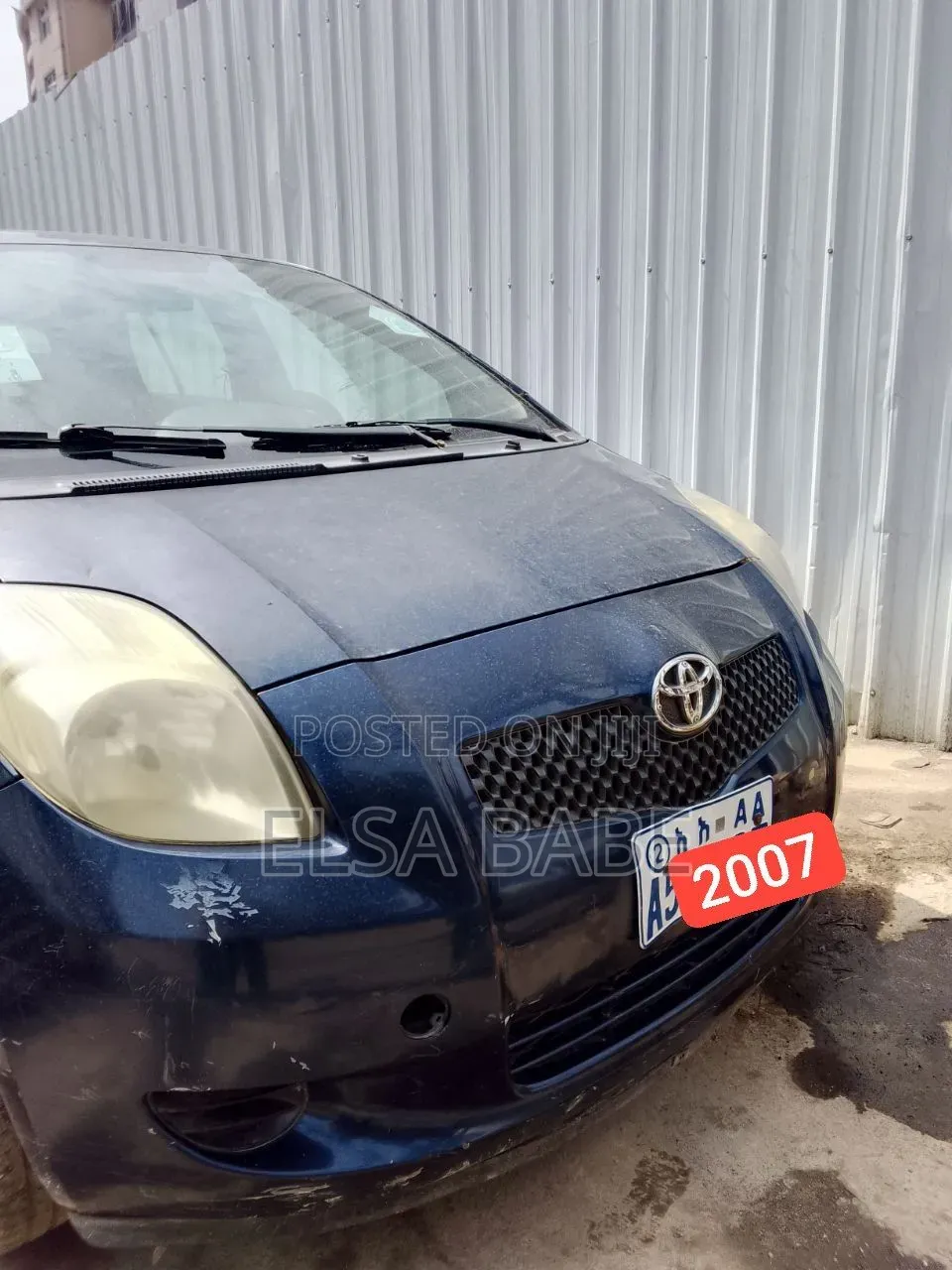 Toyota Yaris 2007 Blue