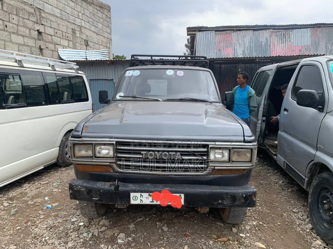 Toyota Land Cruiser Wagon 4.0 D 1989 Gray