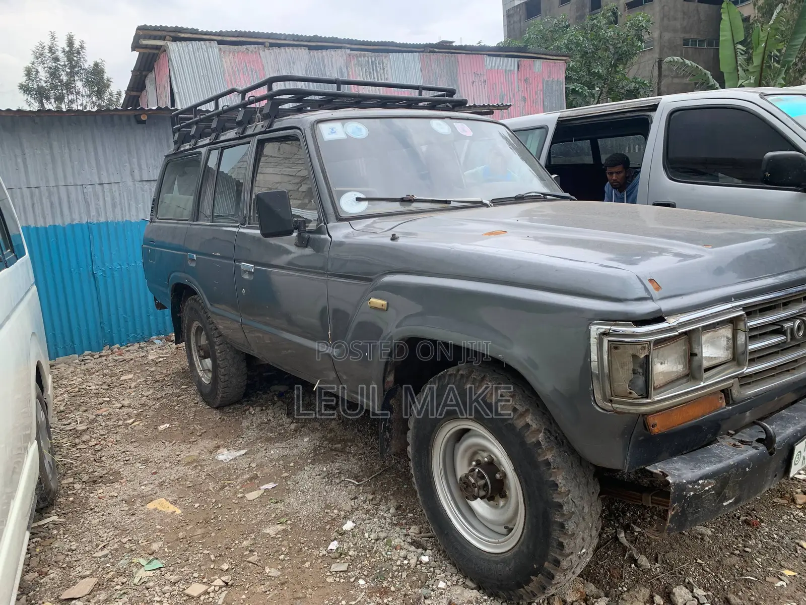 Toyota Land Cruiser Wagon 4.0 D 1989 Gray