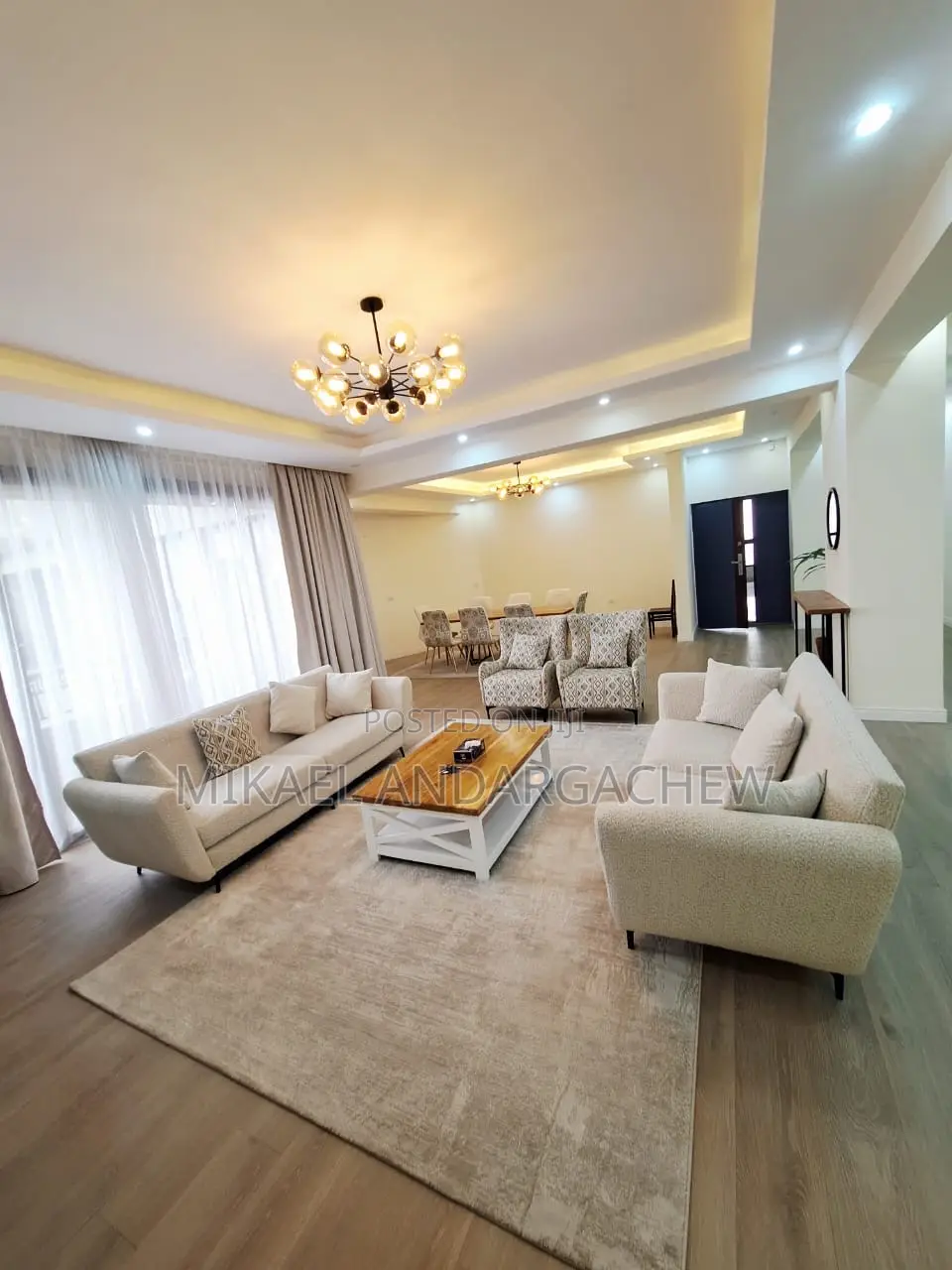 Furnished 3bdrm Apartment in Kirkos for rent