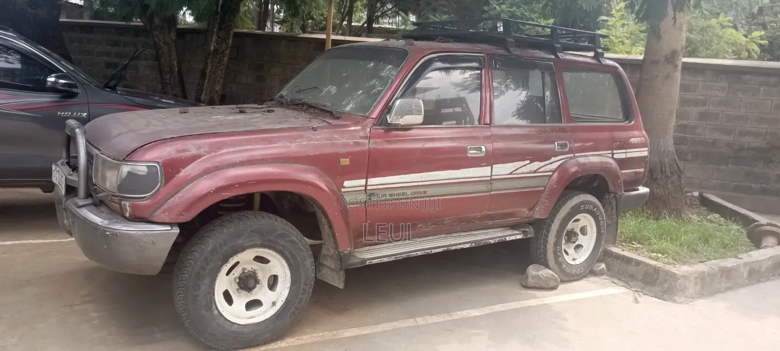 Toyota Land Cruiser 1994 Red
