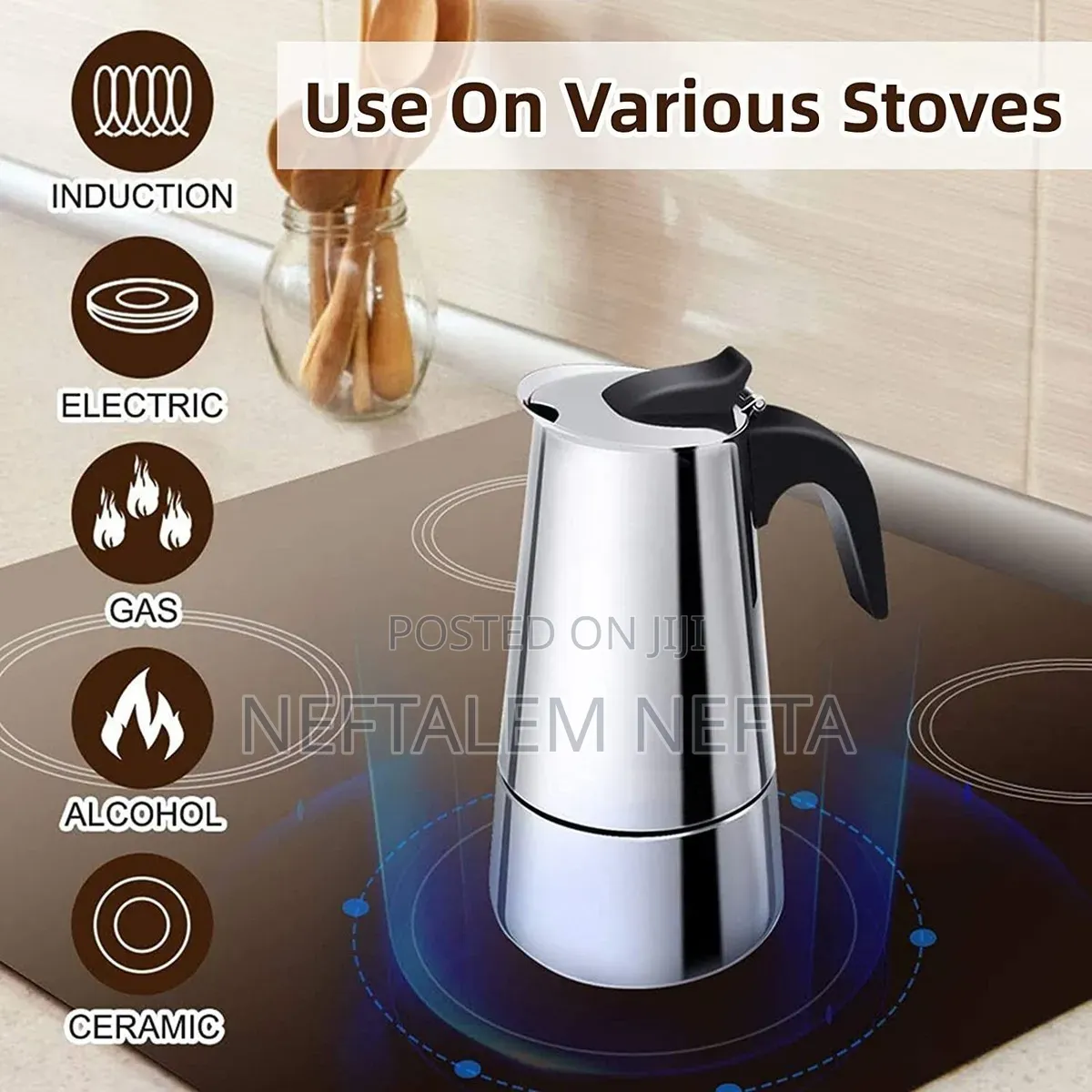 Stainless Steel Espresso Maker