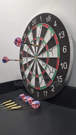 2 in 1 Regulation Size Steel Tip Dart Board