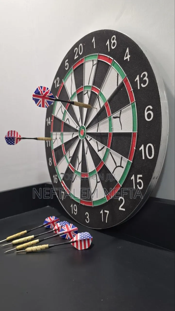 2 in 1 Regulation Size Steel Tip Dart Board