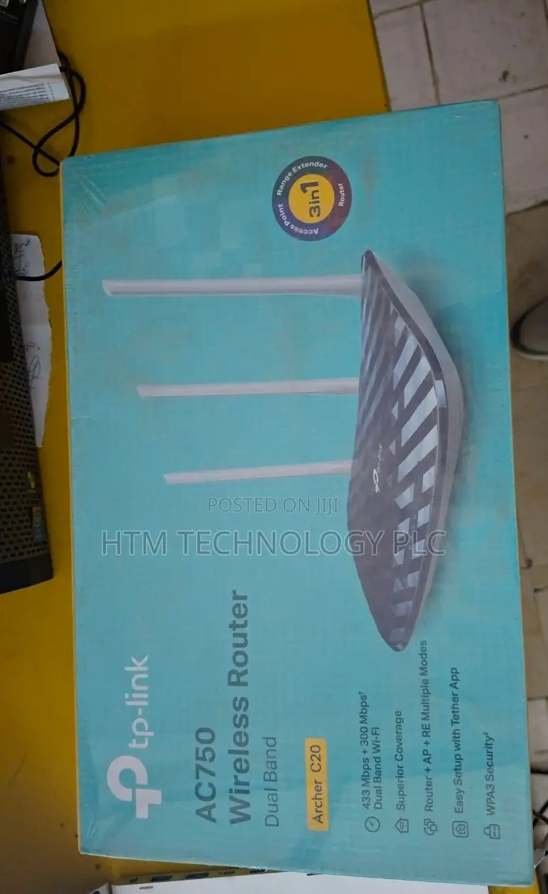 TP-Link AC750 Dual Band Wireless Cable Route