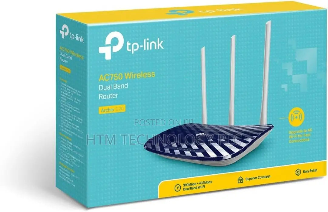 TP-Link AC750 Dual Band Wireless Cable Route