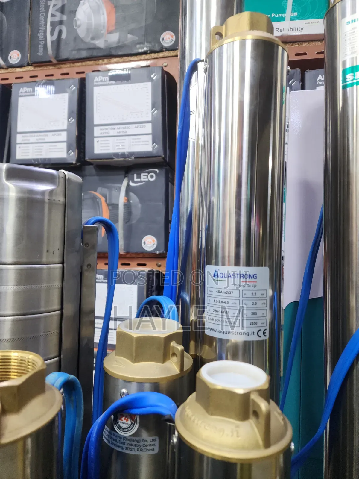 Aquastrong Borehole Water Pump 3hp Italy