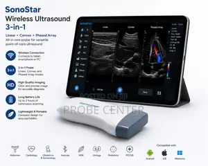 Wireless Ultrasound 3-in-1