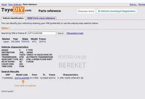 Toyota Vitz 2004 White