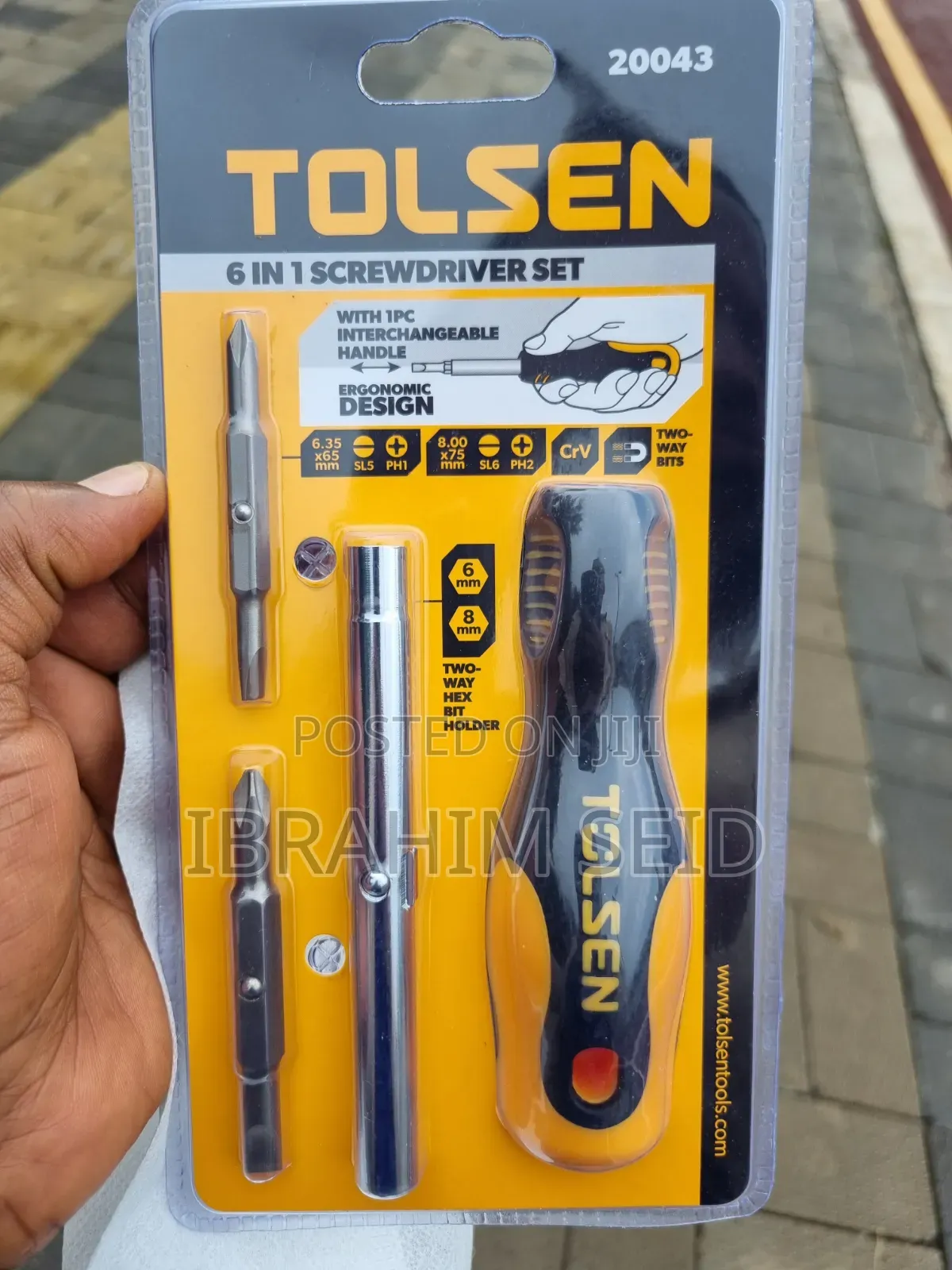 TOLSEN 6 in 1 Screwdriver Set
