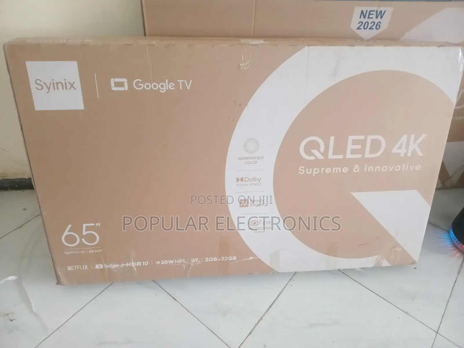 Syinix 65inchi Smart Android TV