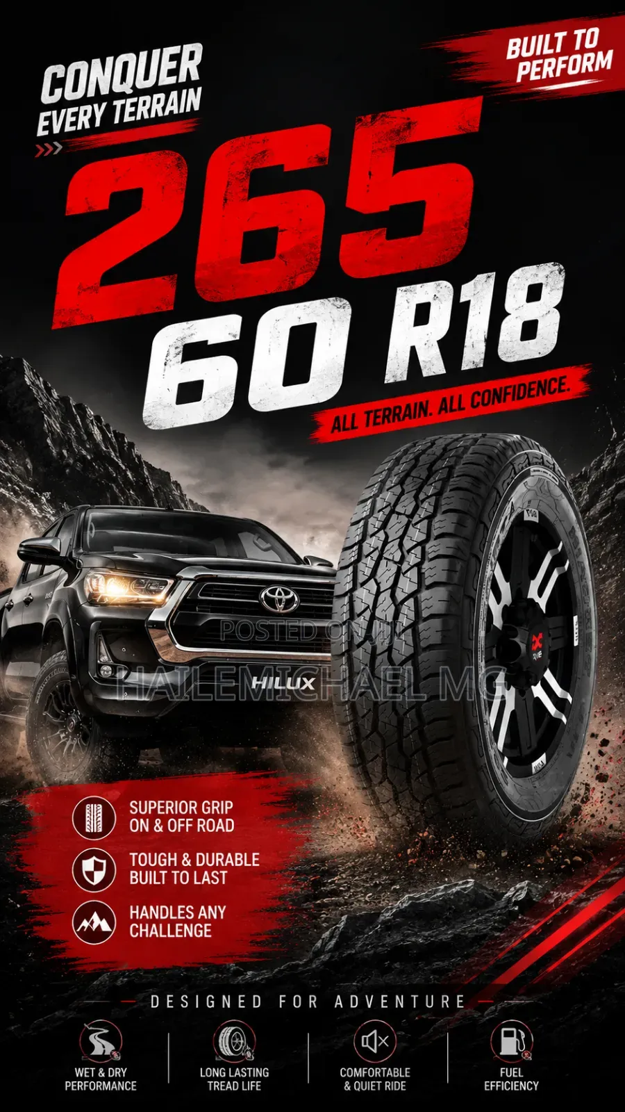 265 60 R18 Triangle for Toyota Invencebel and Revolution Cars Tyre