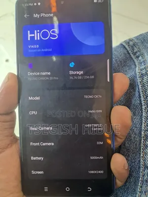 Tecno Camon 20 Pro 256 GB Blue
