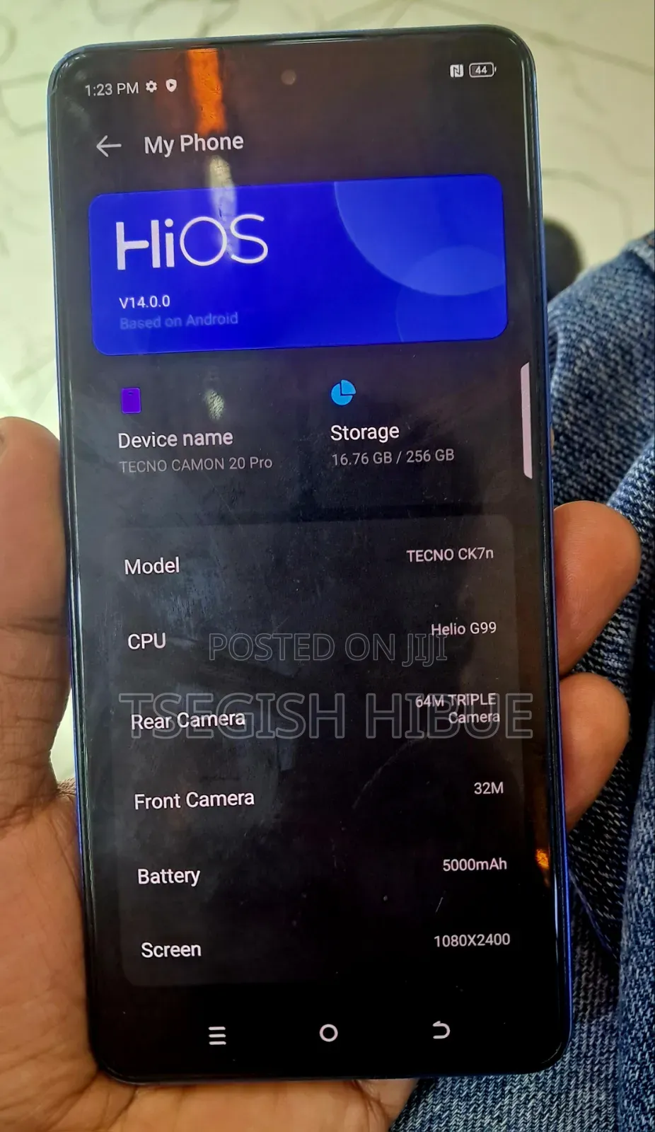 Tecno Camon 20 Pro 256 GB Blue
