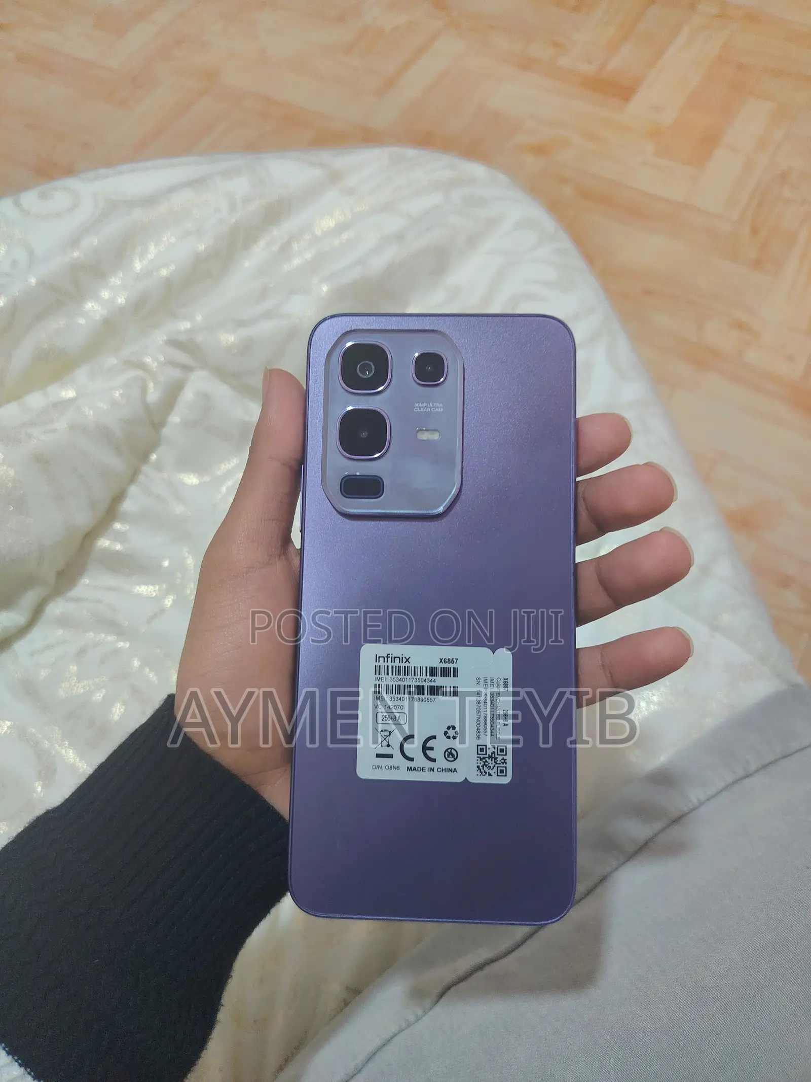 New Infinix Note 50 Pro 256 GB Purple