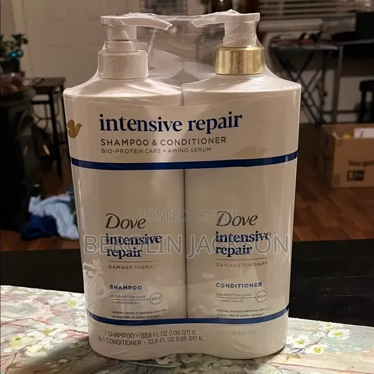 Dove Shampoo and Conditioner, Soup