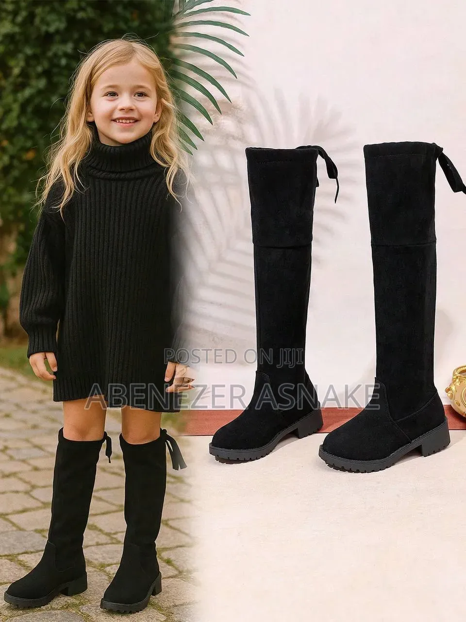 Girls All Season Knee High Boots