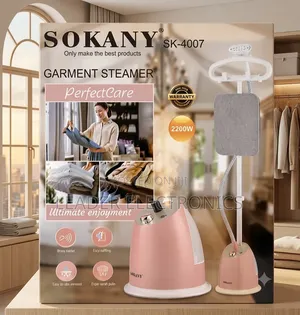 Sokany Garment Steamer 2200W – Professional Wrinkle Removal Fabric