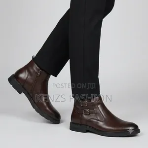 Premium Brown Chelsea Boots (Side Zipped)