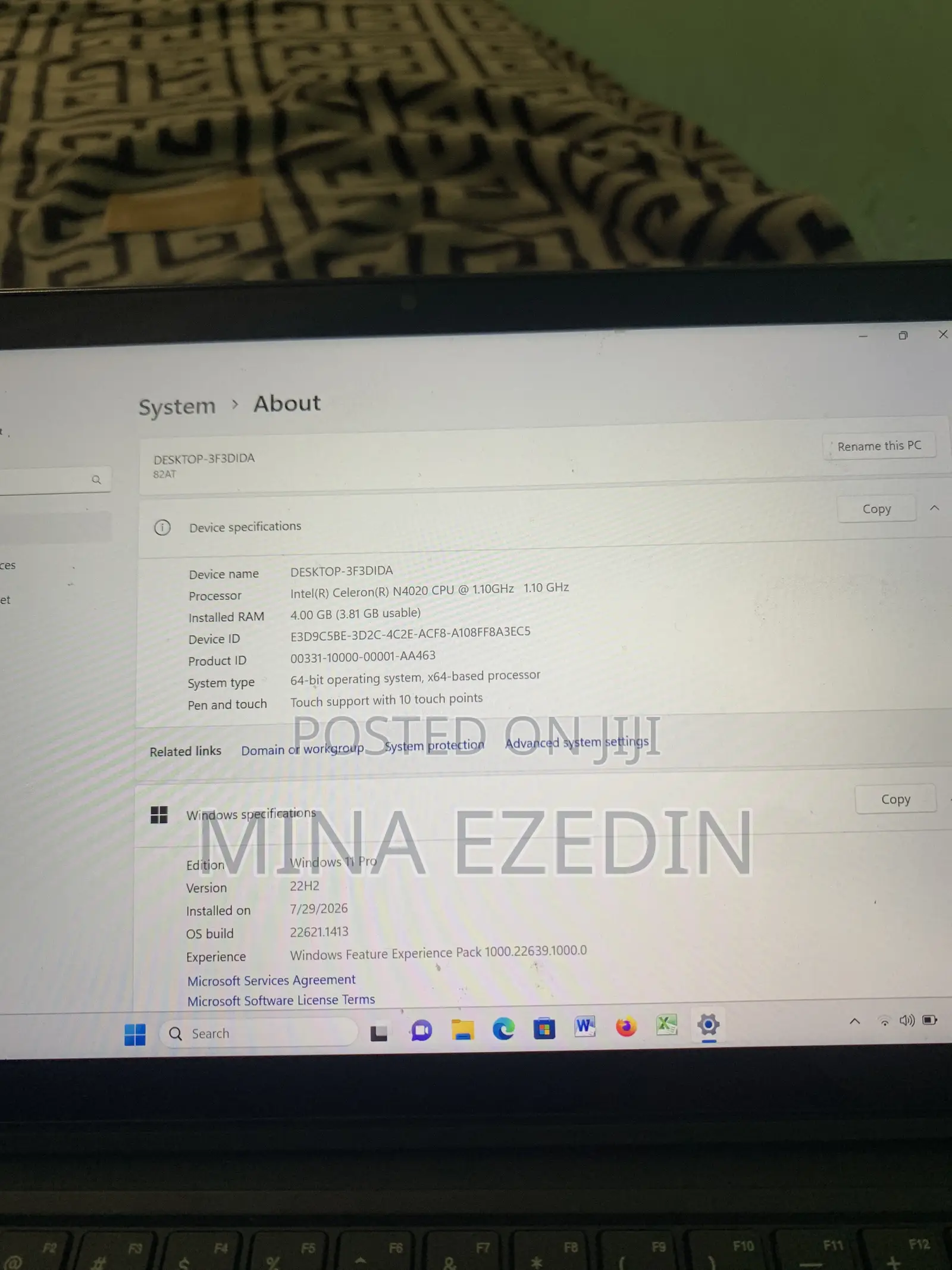Laptop Lenovo IdeaPad 320 4GB Intel Core M HDD 128GB