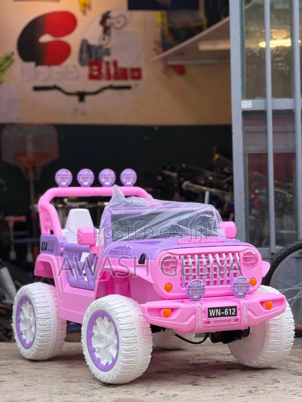 New Pink Ride-on Car for Kids - Battery Powered Toy Vehicle